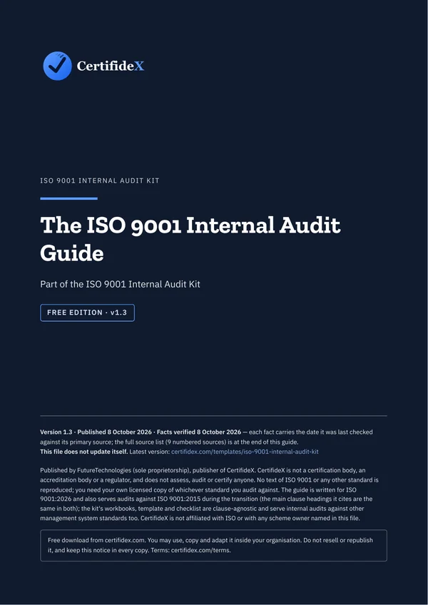 The ISO 9001 Internal Audit Guide